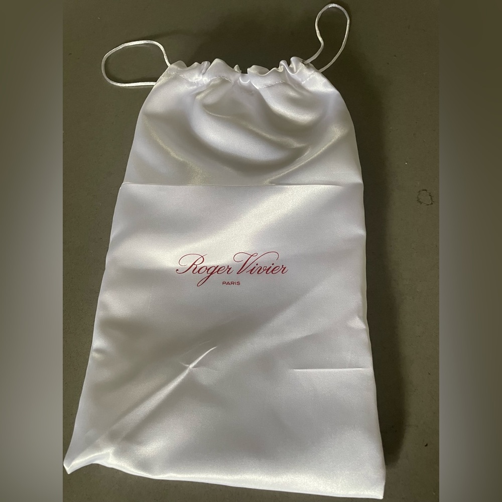 NEW Never used ROGER VIVIER satin dustbag